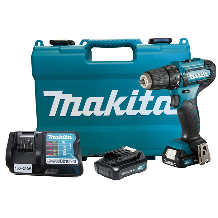 MAKITA KOMPLET: AKUMULATORSKA BUŠILICA + UDARNI ODVIJAČ + 26 DODATAKA + 2 BATERIJE